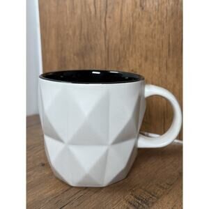 Teavana 2016 White Faceted Tea / Coffee Mug 12 fl oz